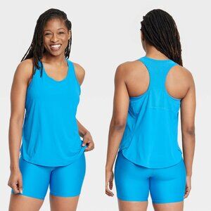 Small - Womens Sprint Free Racerback Tank Top - All In Motion - Blue